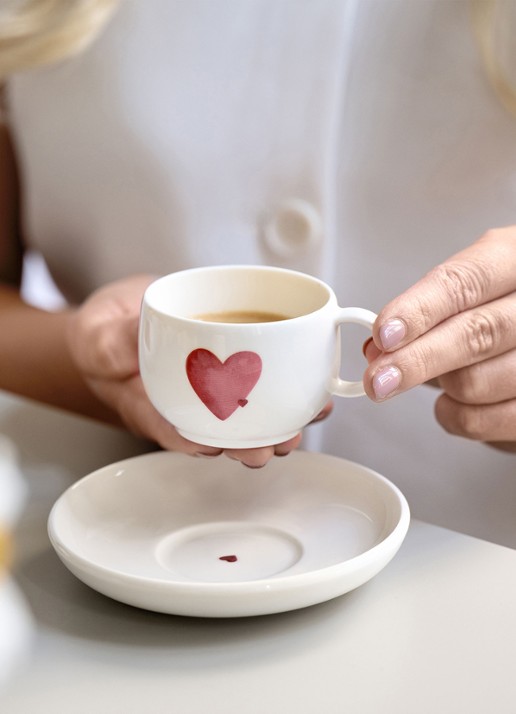 Villeroy & Boch With Love espressokopje - achterkant wit