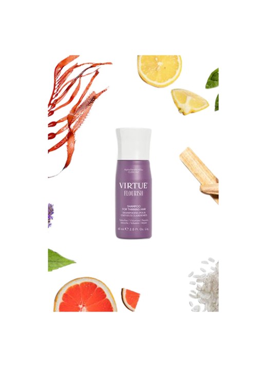 Virtue Mini Flourish Shampoo - travel size shampoo voor fijn haar - detail 4 undefined