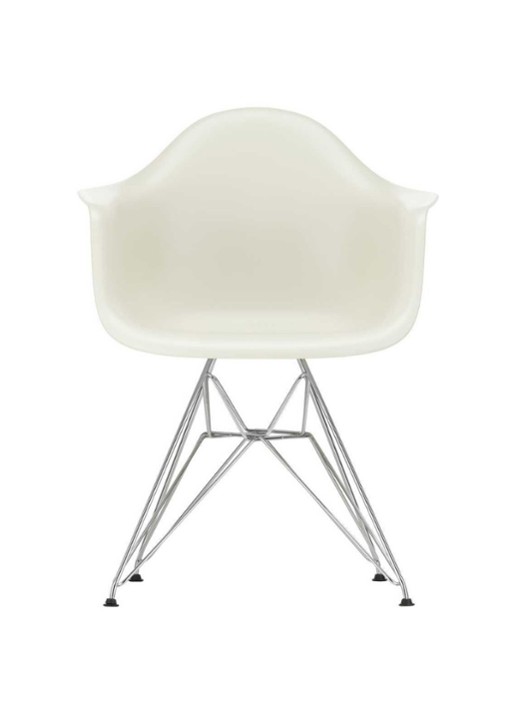 Vitra Eames DAR stoel verchroomd onderstel,