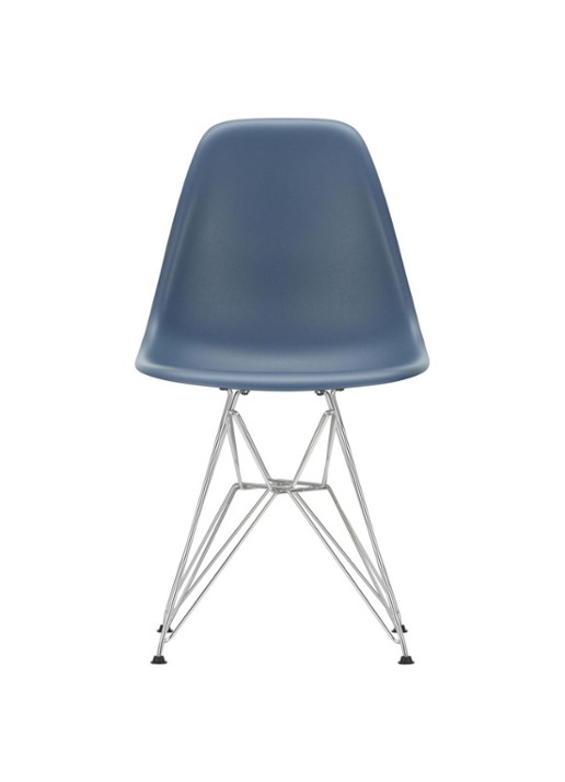 Vitra Eames DSR stoel met gepoedercoat onderstel
