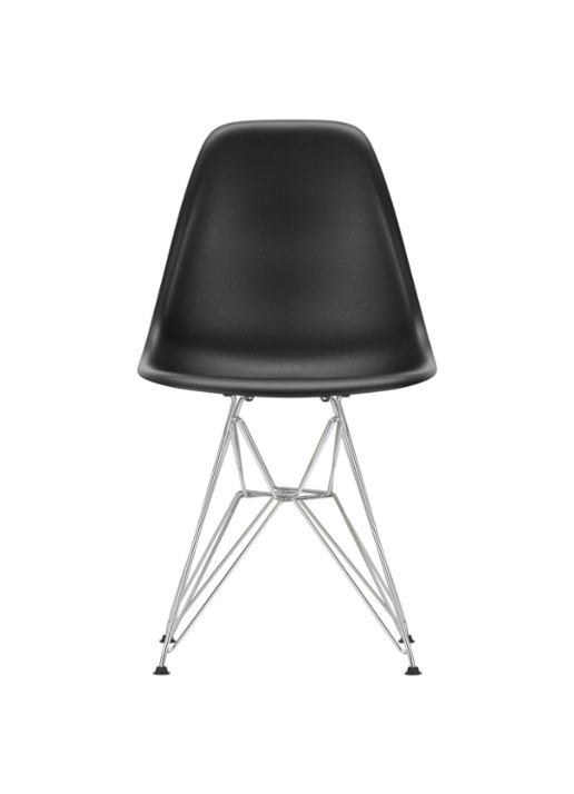 Vitra Eames DSR stoel verchroomd onderstel,
