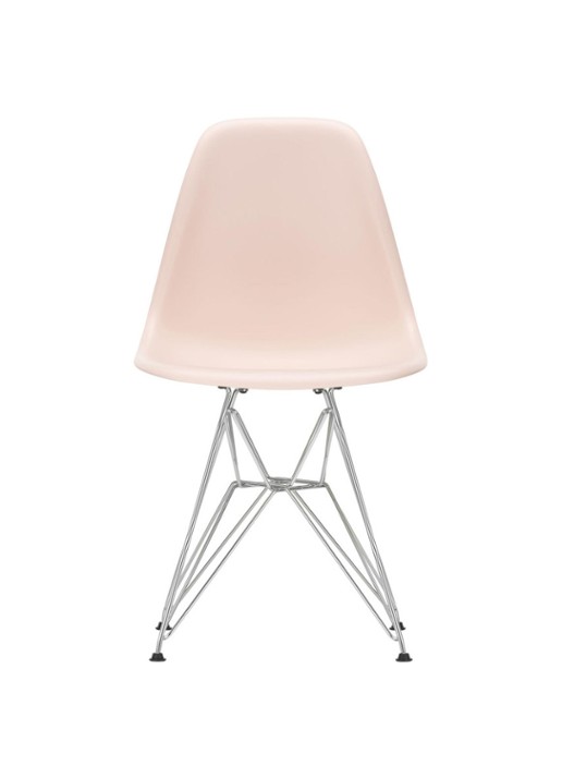 Vitra Eames DSR stoel verchroomd onderstel,