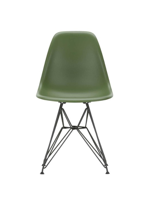 Vitra Eames DSR stoel zwart gepoedercoat