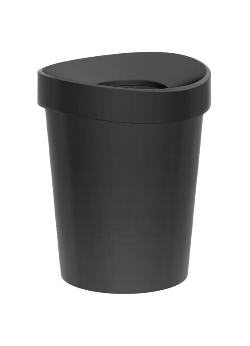 Vitra Happy Bin prullenbak - voorkant zwart