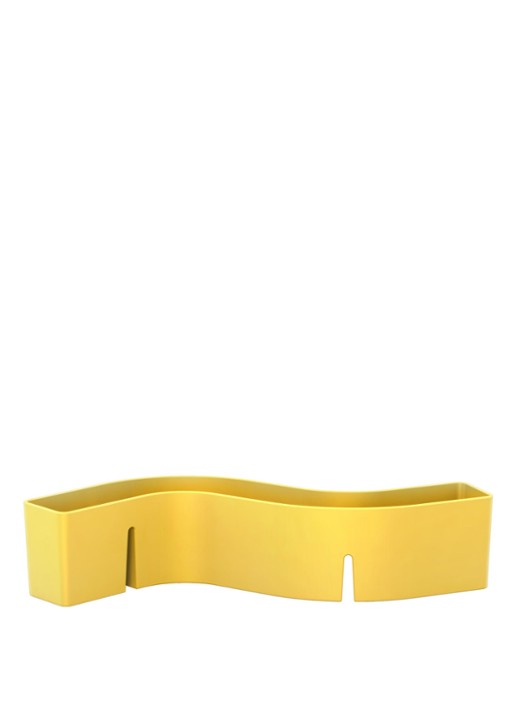 Vitra S-Tidy pennenbakje  - voorkant geel