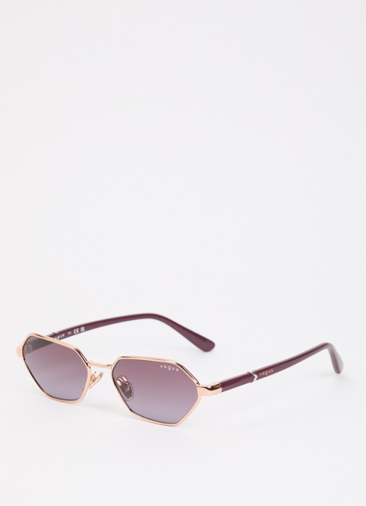 VOGUE Cat Eye zonnebril VO4349S - voorkant 3 roségoud