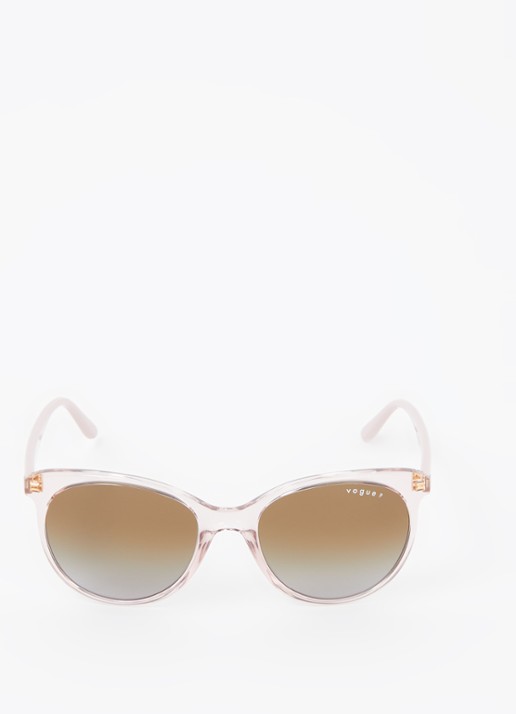 Vogue Retro zonnebril gepolariseerd V05453S - voorkant 4 lichtroze