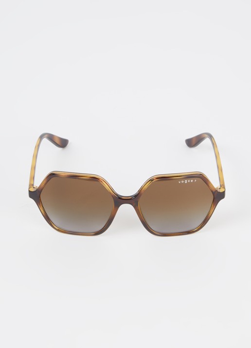Vogue Retro zonnebril gepolariseerd VO5361S - voorkant 2 bruin