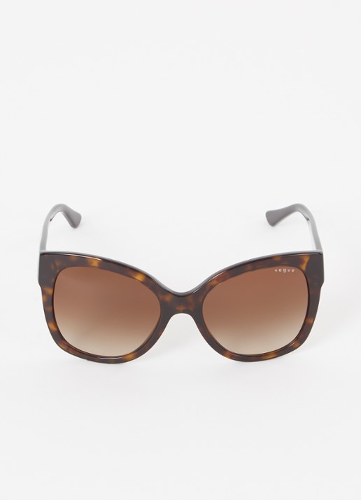 VOGUE VOGUE *VO5338S 54 TRT BRN GRD - voorkant 4 donkerbruin