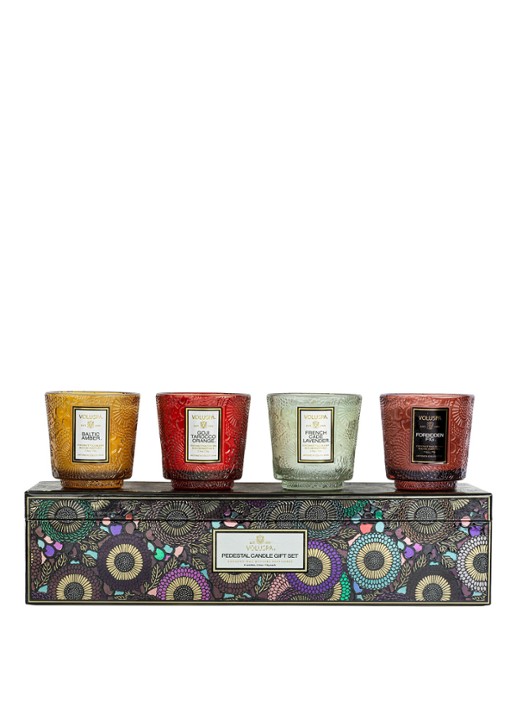 Voluspa Japonica Giftset - geurkaars set - voorkant 2 multicolor