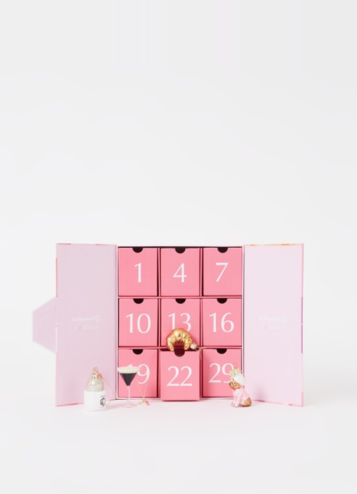 Vondels Adventskalender de Bijenkorf x Vondels kerst ornamenten - voorkant 3 multicolor