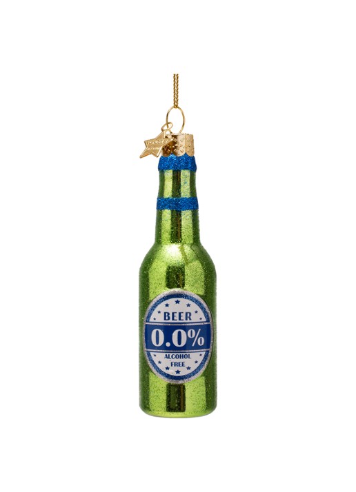 Vondels Alcohol Vrij Bier kersthanger 12,5 cm
