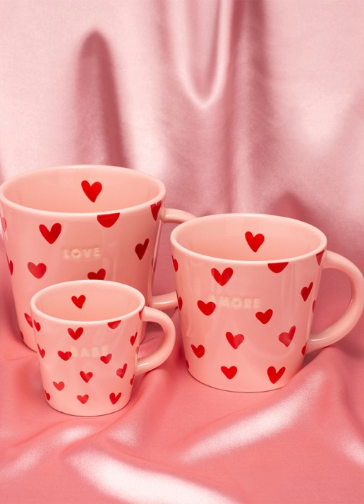 Vondels Amore kopje 25 cl - voorkant 2 roze