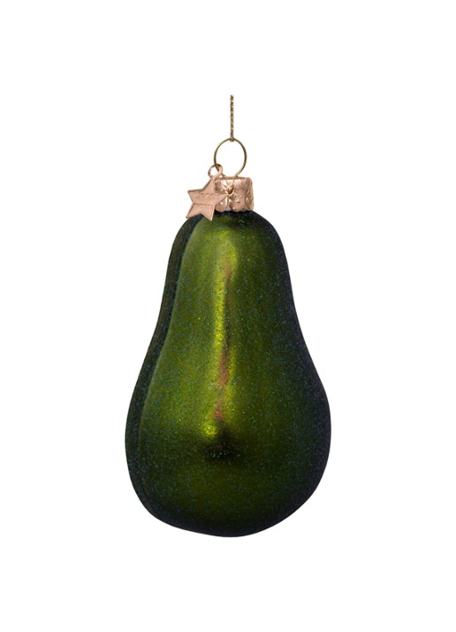 Vondels Avocado kersthanger 9,5 cm - detail 4 groen