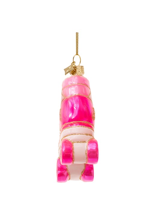 Vondels Barbie rolschaats kersthanger 8 cm - detail 5 wit