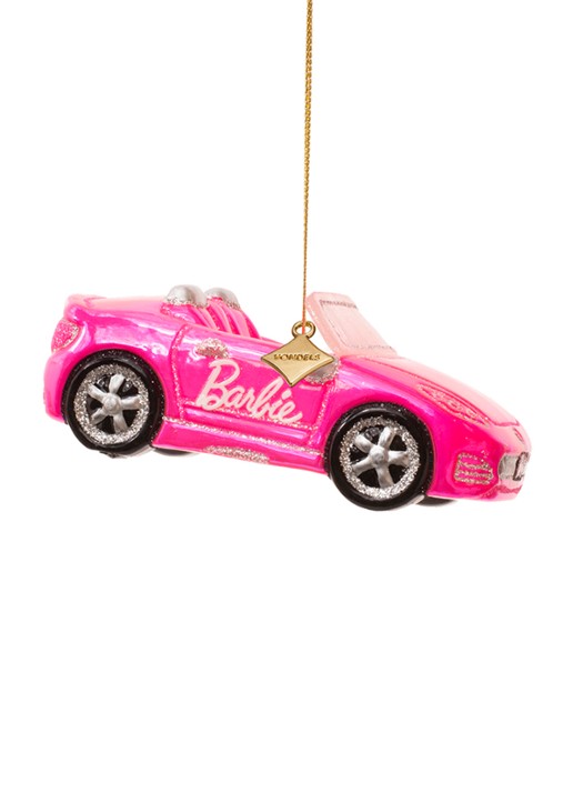 Vondels Barbie Sportauto kersthanger 5 cm