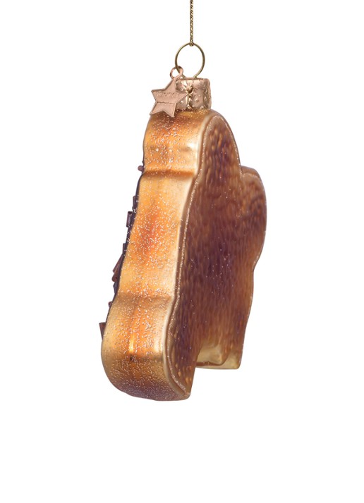 Vondels Boterham met Hagelslag kersthanger 9 cm - detail 4 multicolor