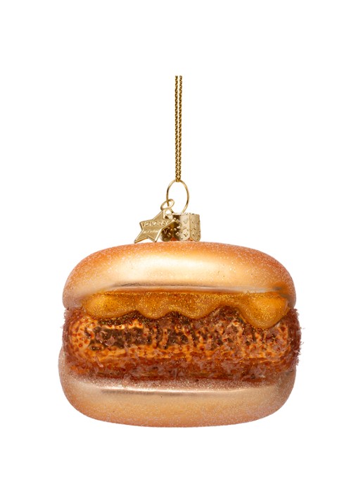 Vondels Broodje Kroket kersthanger 6,5 cm