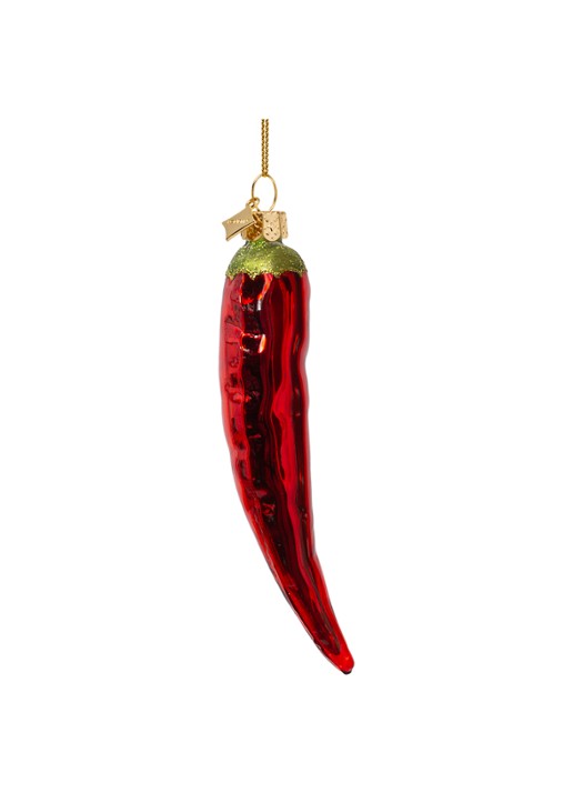 Vondels Chilipeper kersthanger 12,5 cm
