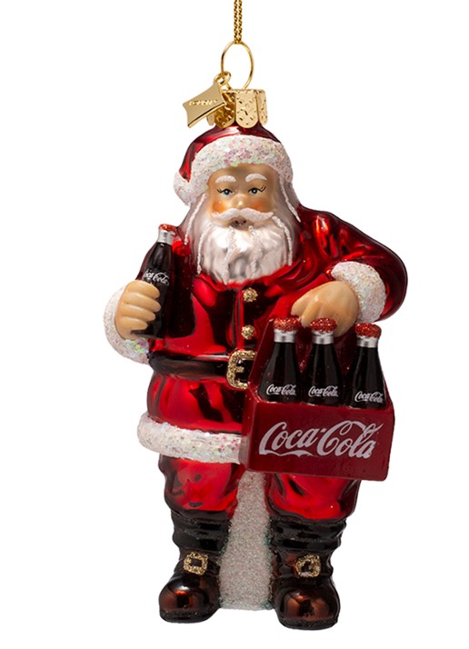 Vondels Coca Cola Kerstman kersthanger 12,5 cm