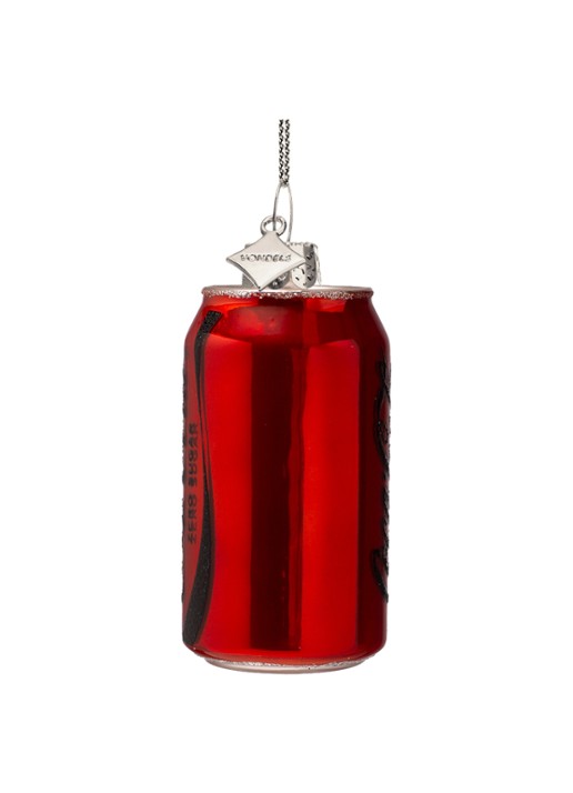 Vondels Coca Cola Zero blik 8 cm - detail 3 donkerrood