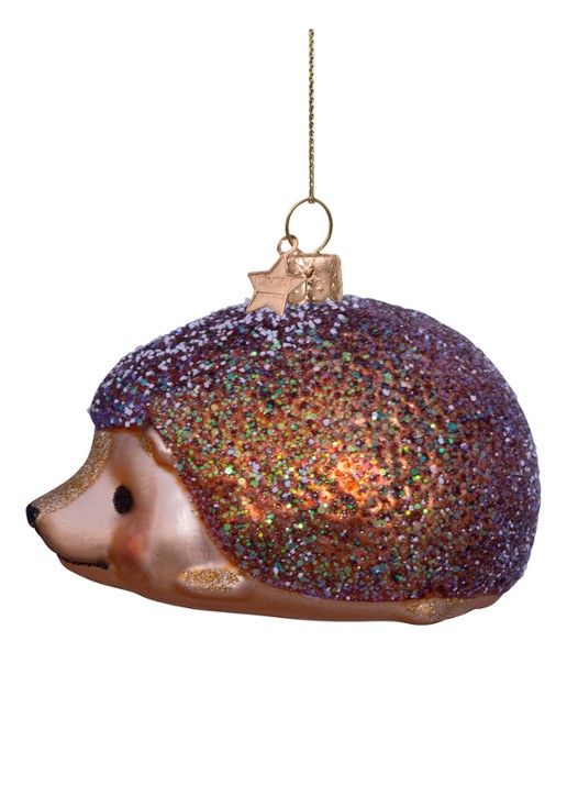 Vondels Egel kersthanger 6 cm - detail 5 multicolor