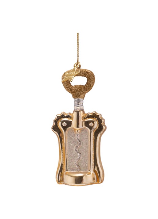 Vondels Flesopener kersthanger 10,5 cm