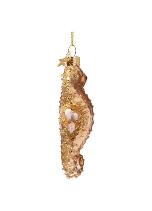Vondels Gouden Zeepaard 14 cm - achterkant 3 goud