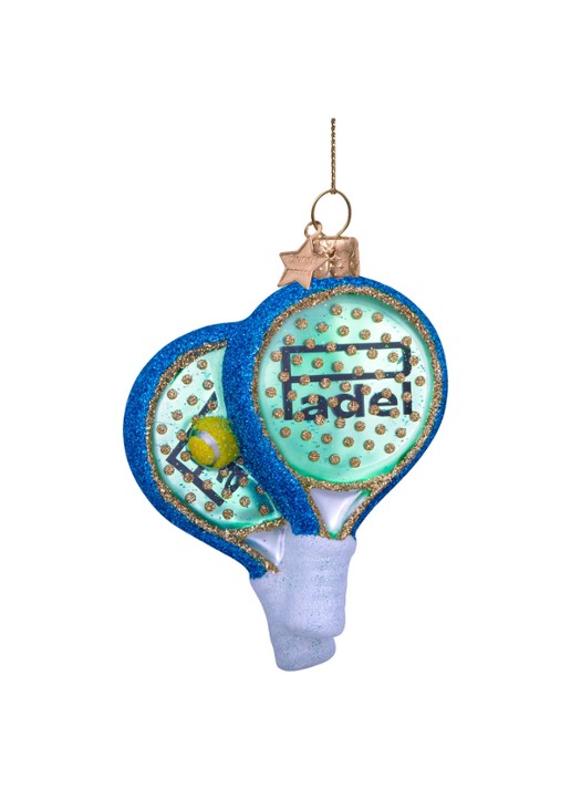 Vondels green padel racket H9cm - voorkant 4 multicolor