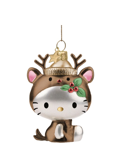 Vondels Hello Kitty in rendierpak kersthanger 9,5 cm