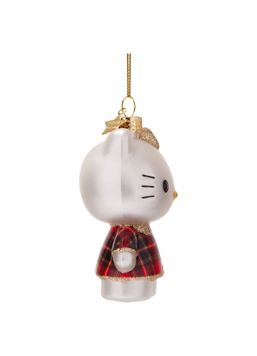 Vondels Hello Kitty kersthanger 9 cm - voorkant 2 rood