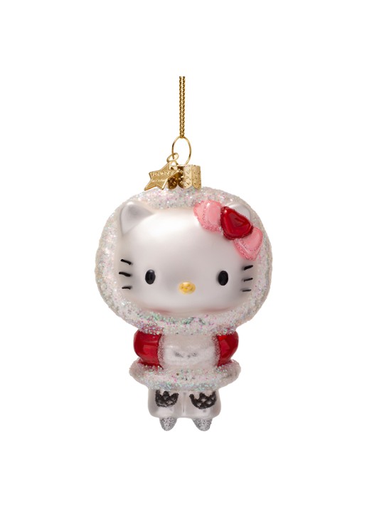 Vondels Hello Kitty schaatsen kersthanger 9,5 cm