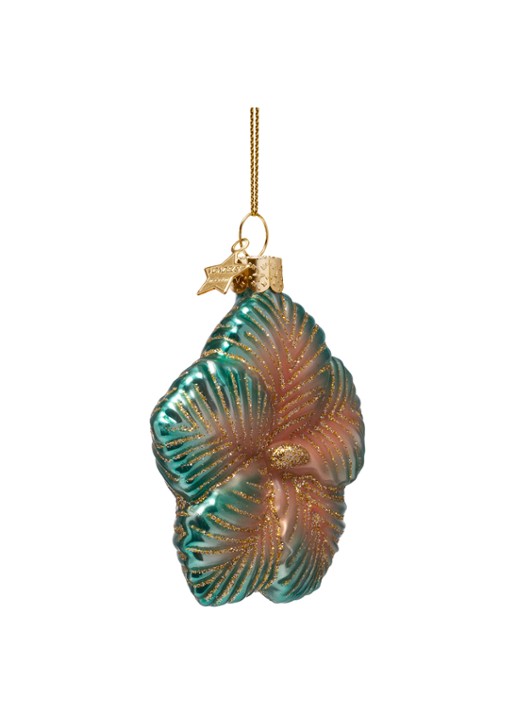 Vondels Hibiscus kersthanger 8,5 cm