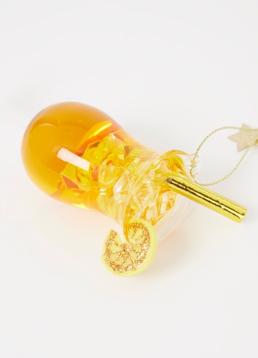 Vondels Iced Spritz kersthanger 11 cm - detail 3 orange