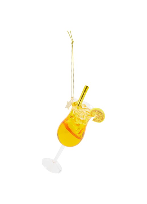 Vondels Iced Spritz kersthanger 11 cm - voorkant orange
