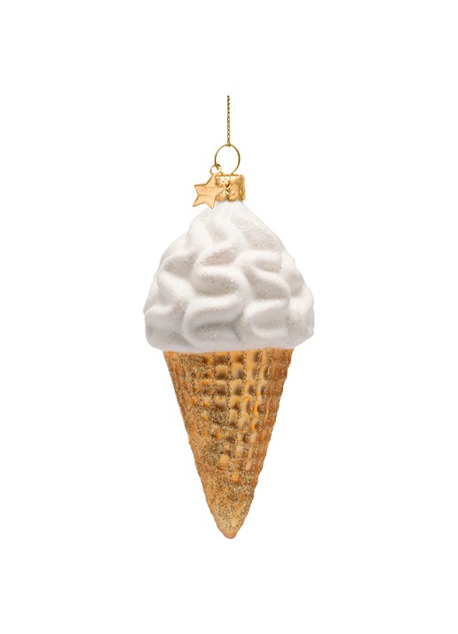 Vondels Ijshoorn kersthanger 14 cm