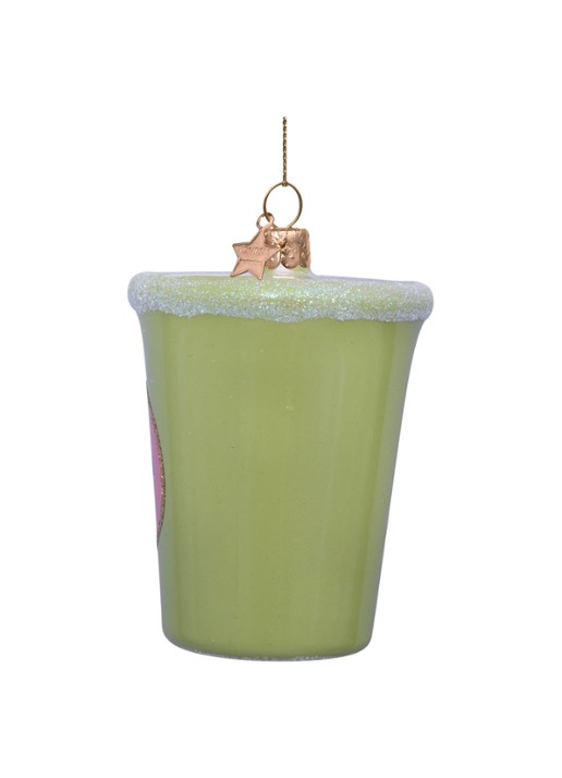Vondels Latte Matcha Thee kersthanger 8 cm - detail 3 multicolor