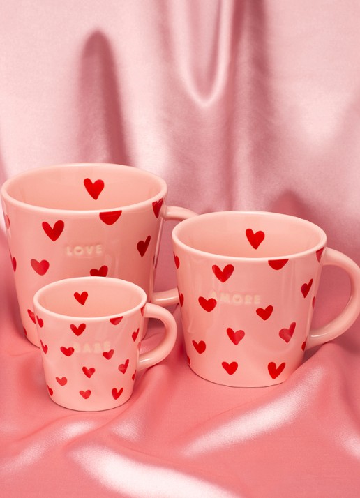 Vondels Love mok 35 cl - voorkant 2 roze