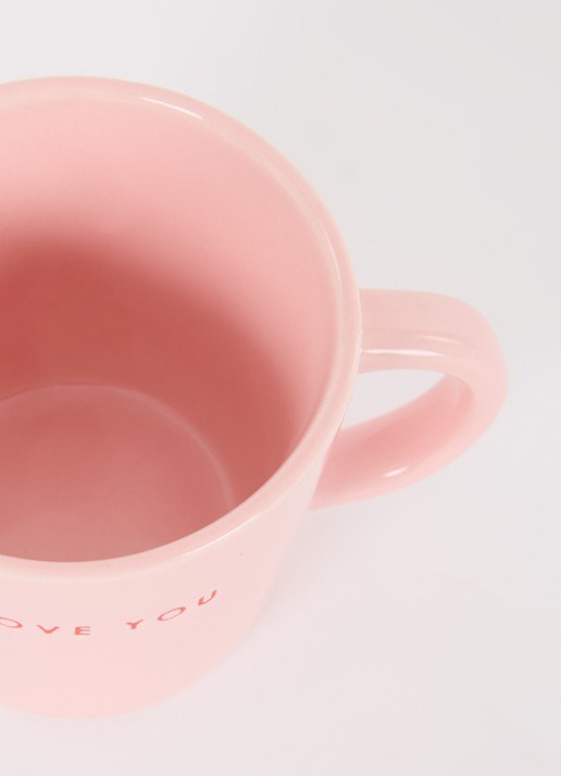 Vondels Love You kopje 25 cl - voorkant 2 roze