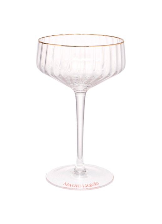 Vondels Magic Liquid cocktailglas - voorkant 2 transparant