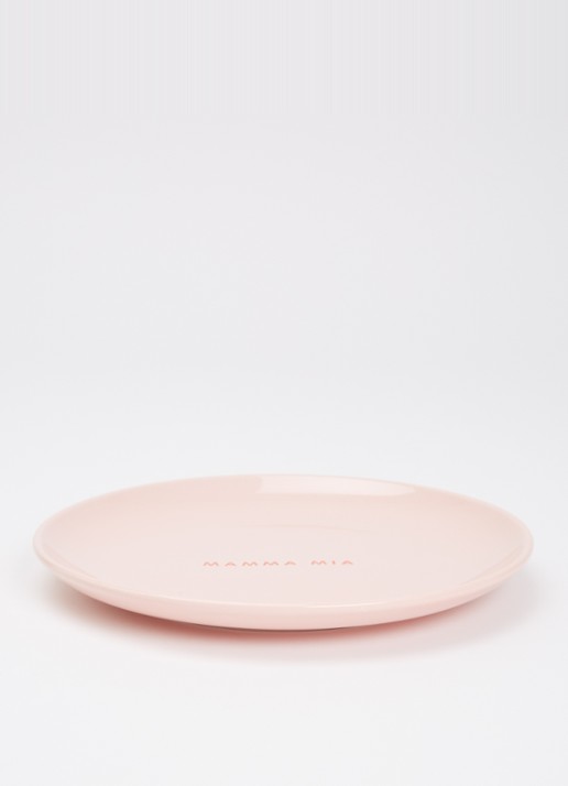 Vondels Mama Mia ontbijtbord 22 cm - voorkant 4 roze