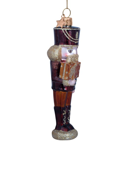 Vondels Notenkraker kersthanger 17 cm - detail 3 multicolor