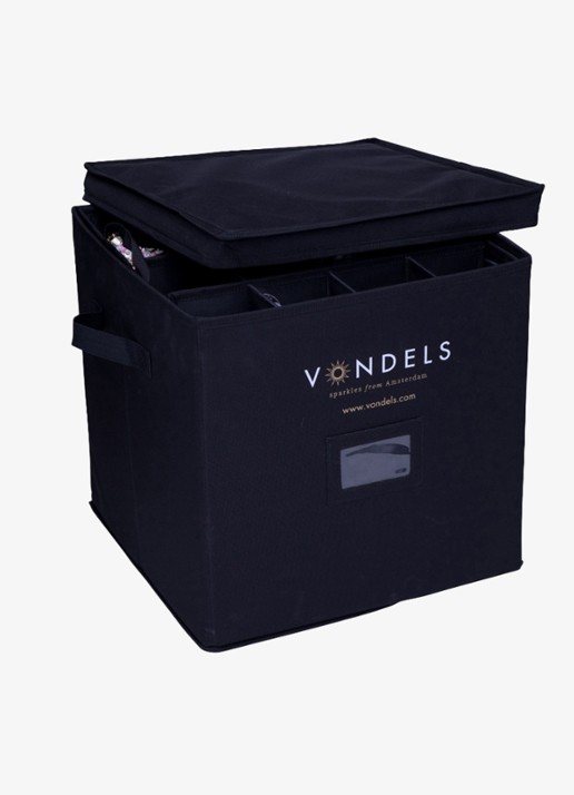 Vondels Opbergdoos kersthangers / kerstballen 34 x 34 cm