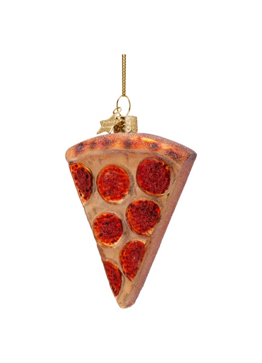 Vondels Pizza Punt kersthanger 10 cm