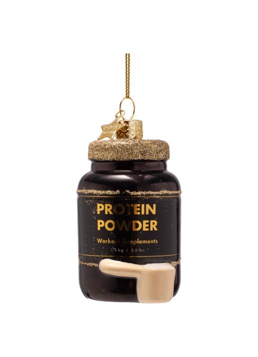 Vondels Proteïne Poeder kersthanger 8,5cm