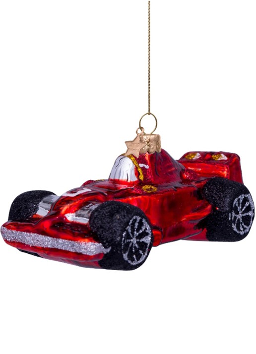 Vondels Raceauto kersthanger 5 cm