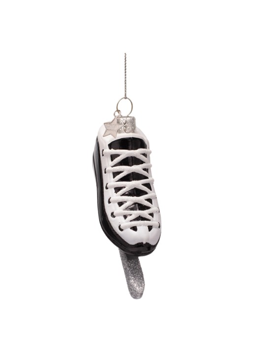 Vondels Schaats kersthanger 5 cm - detail 3 zwart