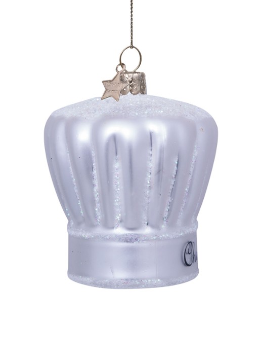 Vondels silver chef's hat H7cm - detail 2 multicolor