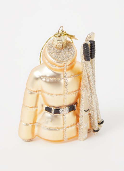 Vondels Ski jas kersthanger 11 cm - detail 3 goud