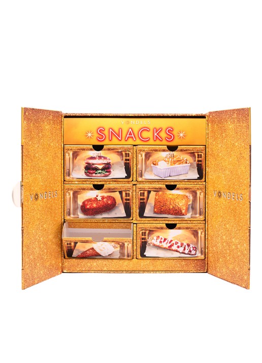 Vondels Snackbox kersthanger set van 6 - detail 4 multicolor